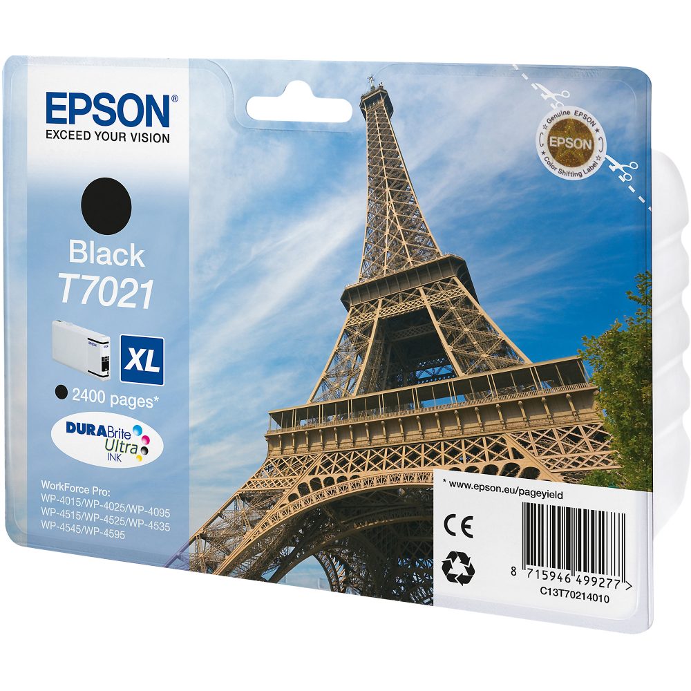 Epson T7021 Original Tintenpatrone C13T70214010 Schwarz