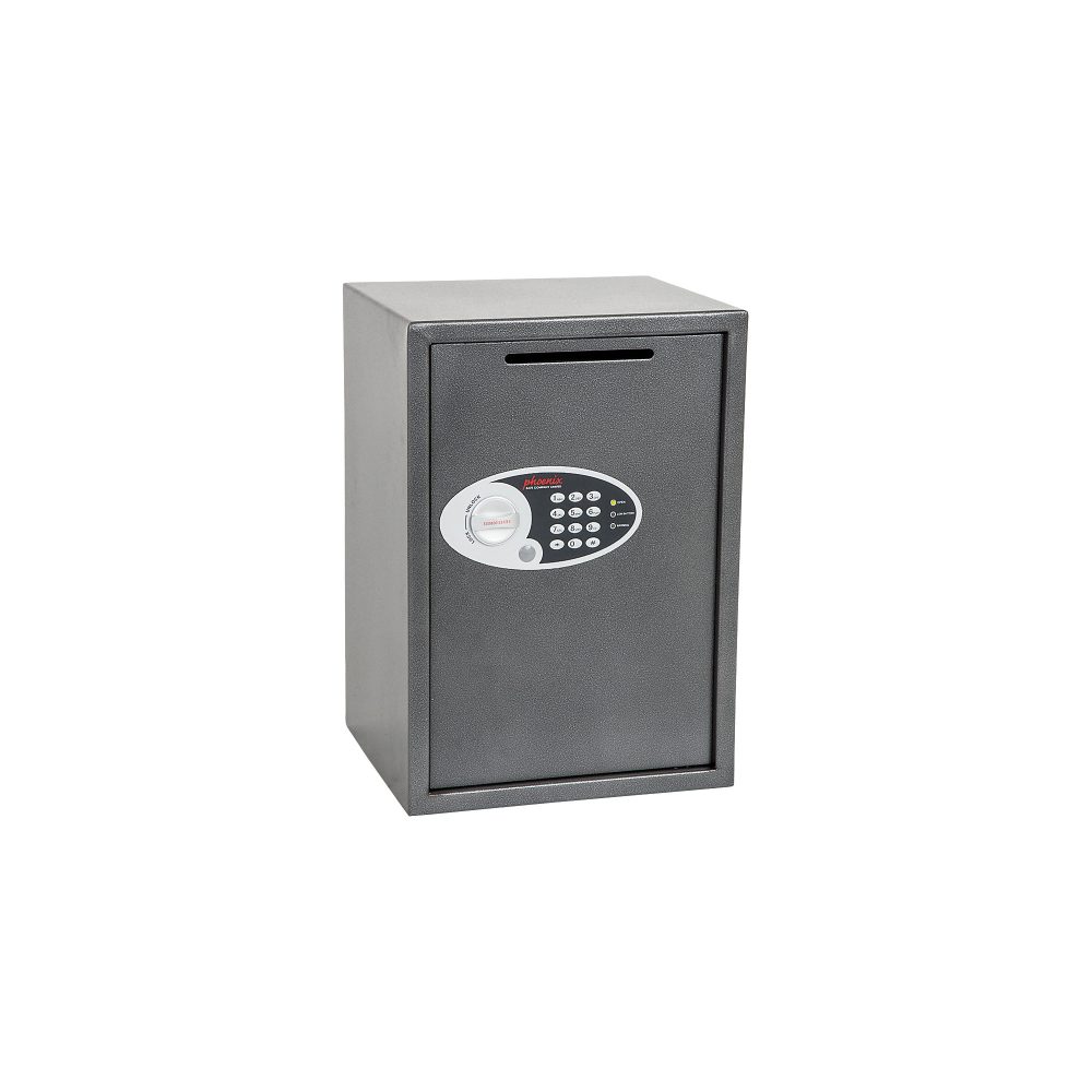 Phoenix Einwurftresor SS0804ED Grau 350 x 310 x 500 mm