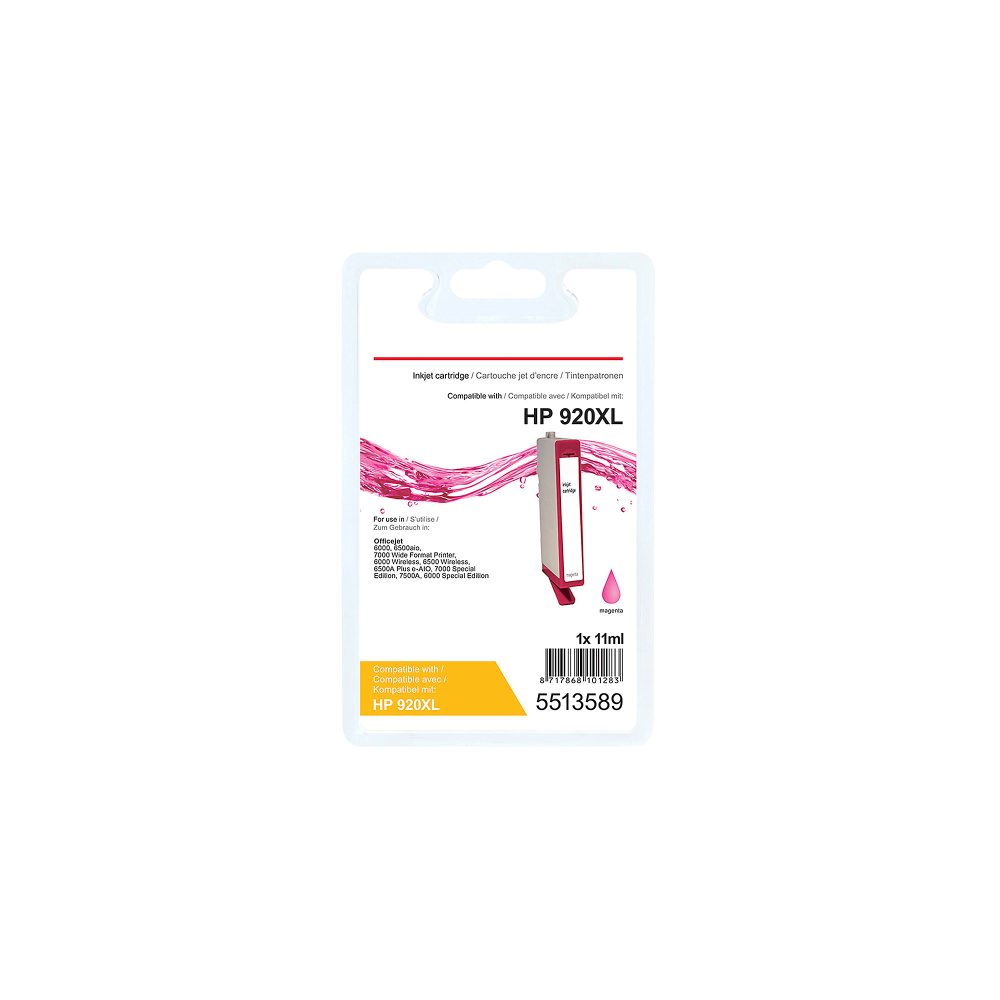 Office Depot 920XL Kompatibel HP Tintenpatrone CD973A Magenta