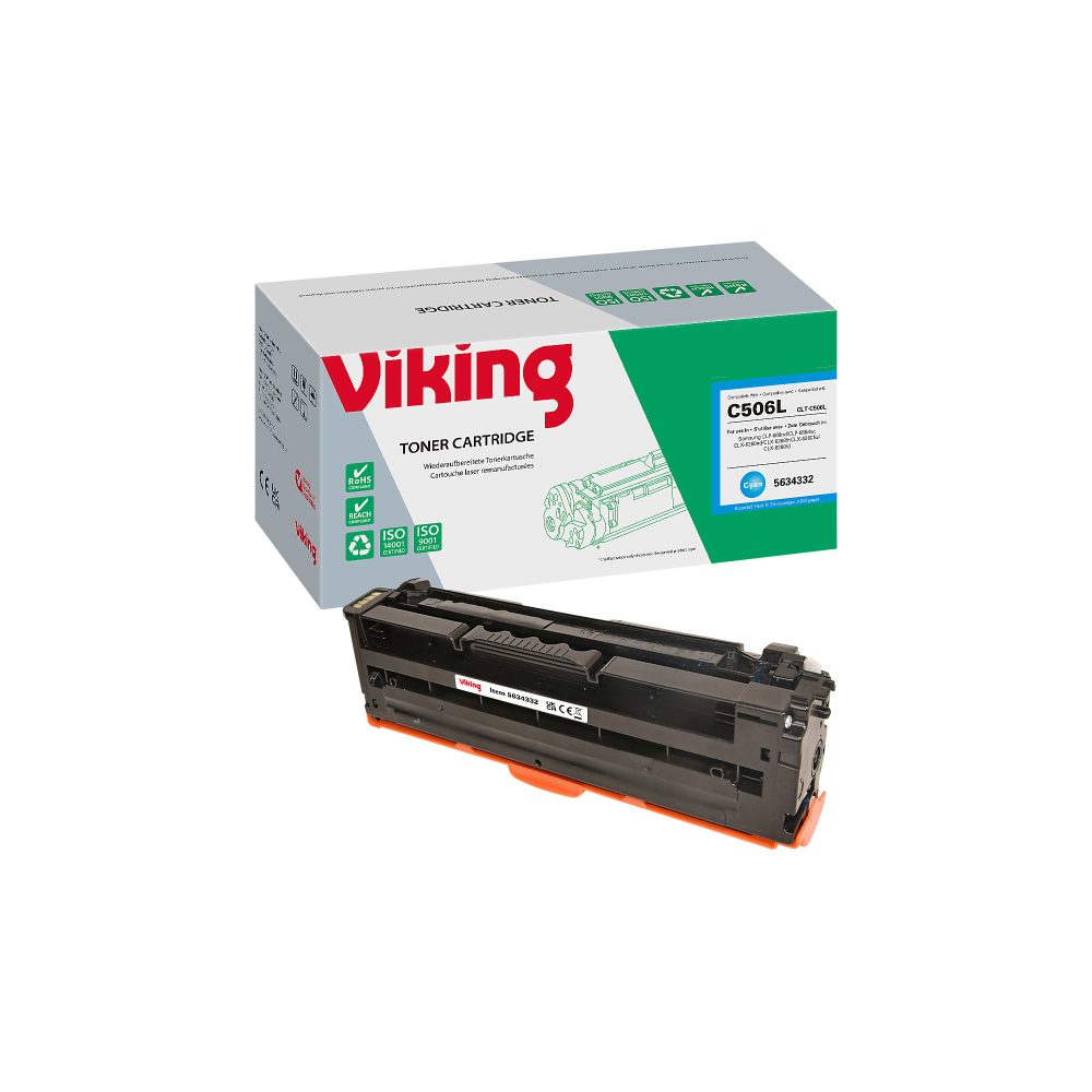 Viking CLT-C506 Kompatibel Samsung Tonerkartusche Cyan