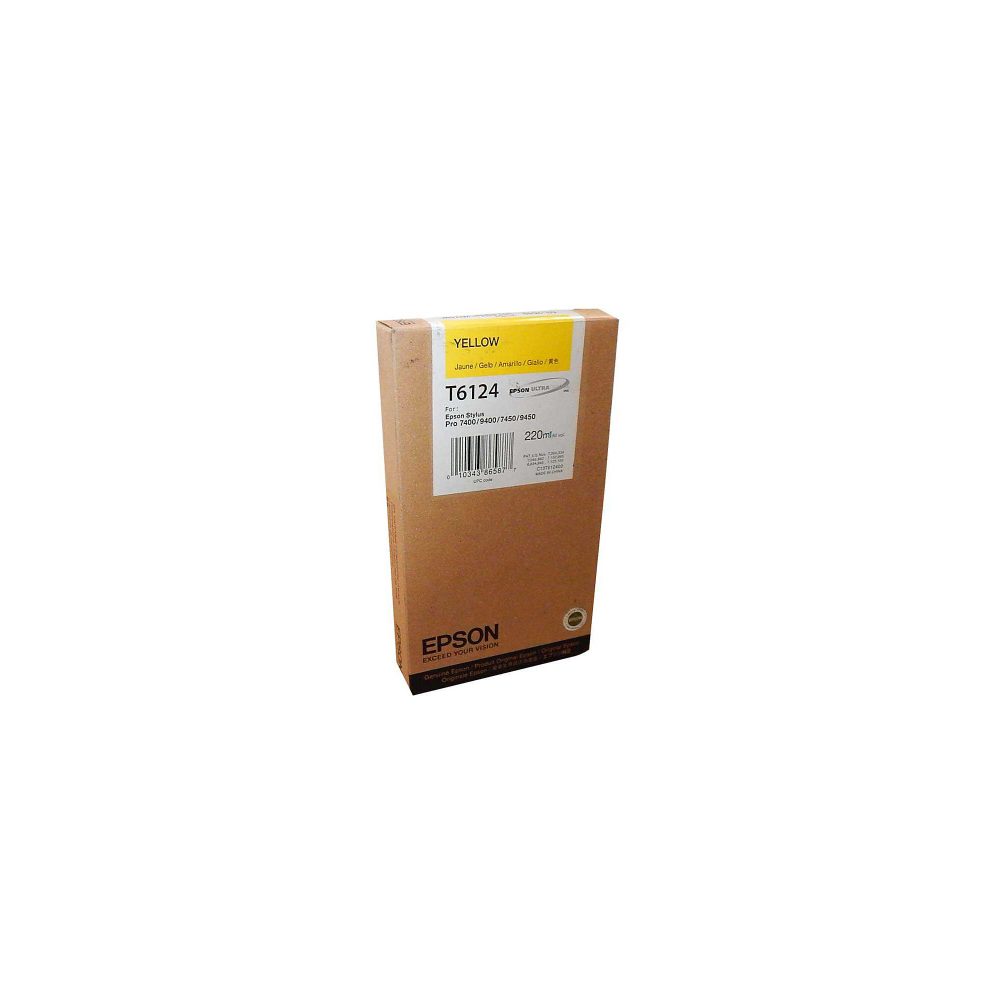 Epson T6124 Original Tintenpatrone C13T612400 Gelb