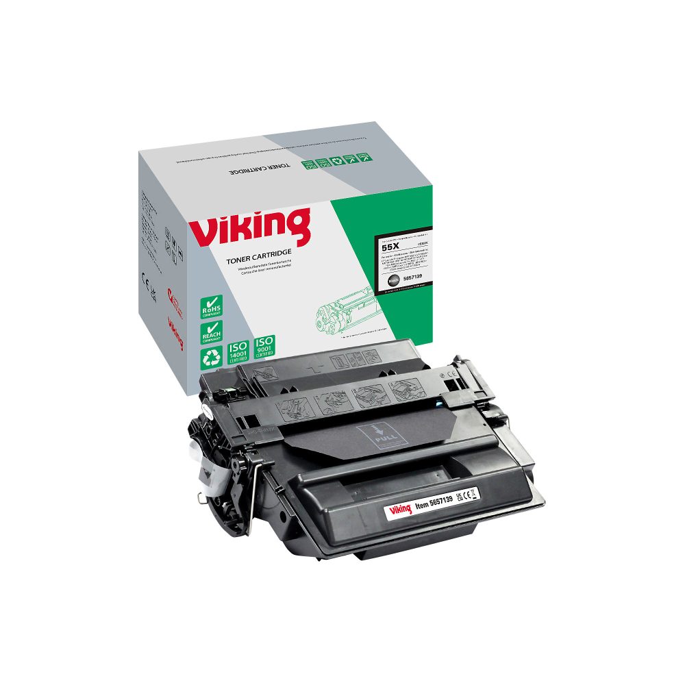Kompatible Office Depot HP 55X Tonerkartusche CE255X Schwarz