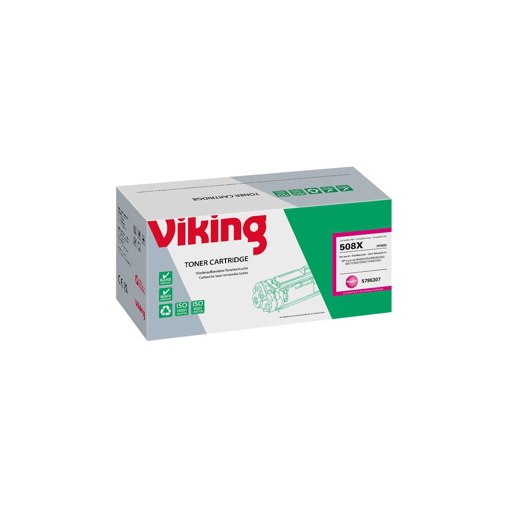 Viking 508X Kompatibel HP Tonerkartusche CF363X Magenta