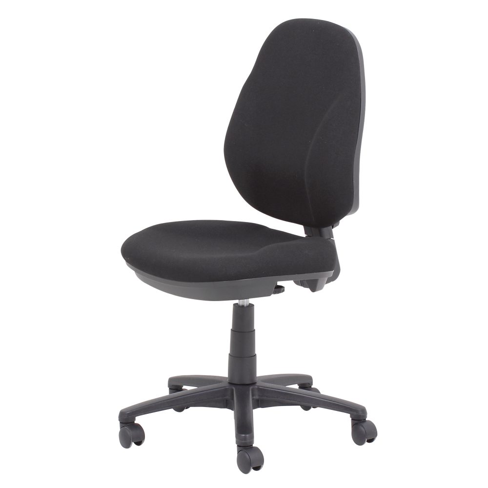 Realspace Bürostuhl Wippmechanik Stoff Schwarz 110 kg Jura