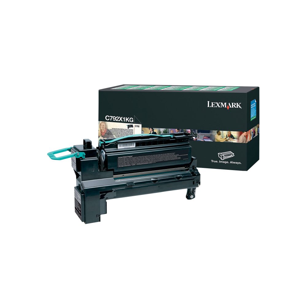 Lexmark C792X1KG Original Tonerkartusche Schwarz