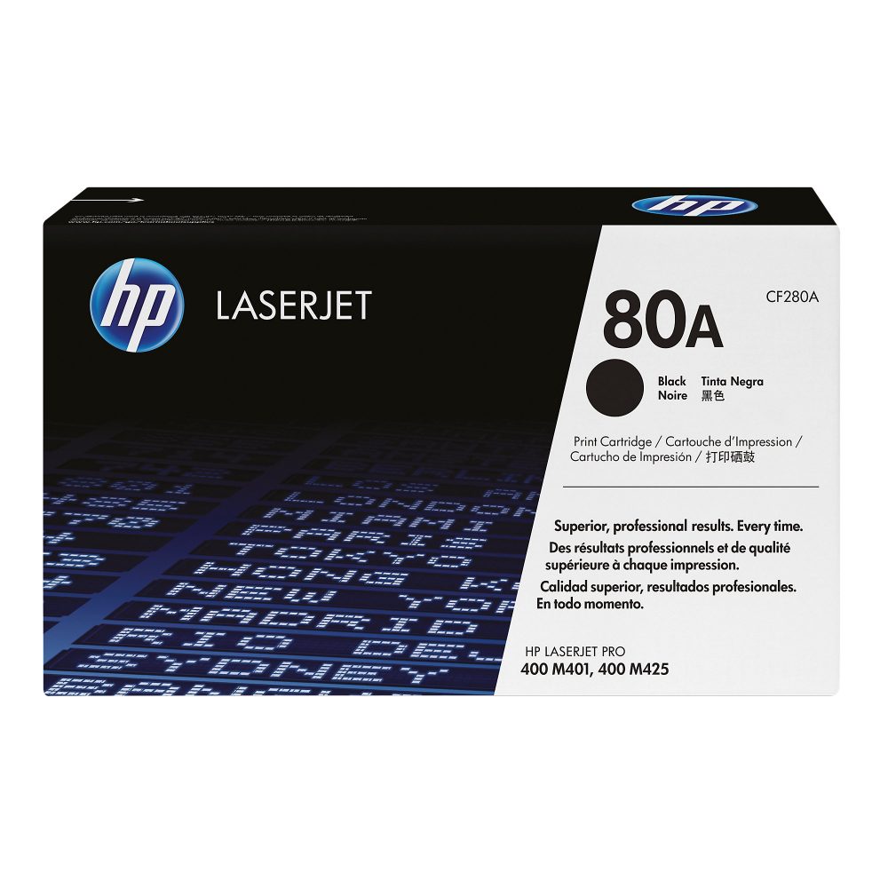 HP Toner-Modul 80A schwarz CF280A LaserJet Pro 400 2560 Seiten