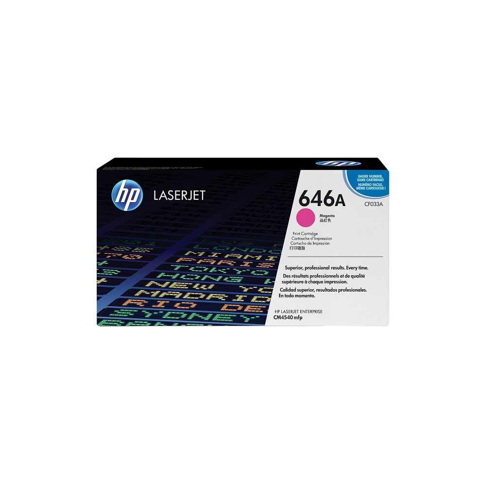 Original Tonerpatrone magenta HP No. 646, CF033A