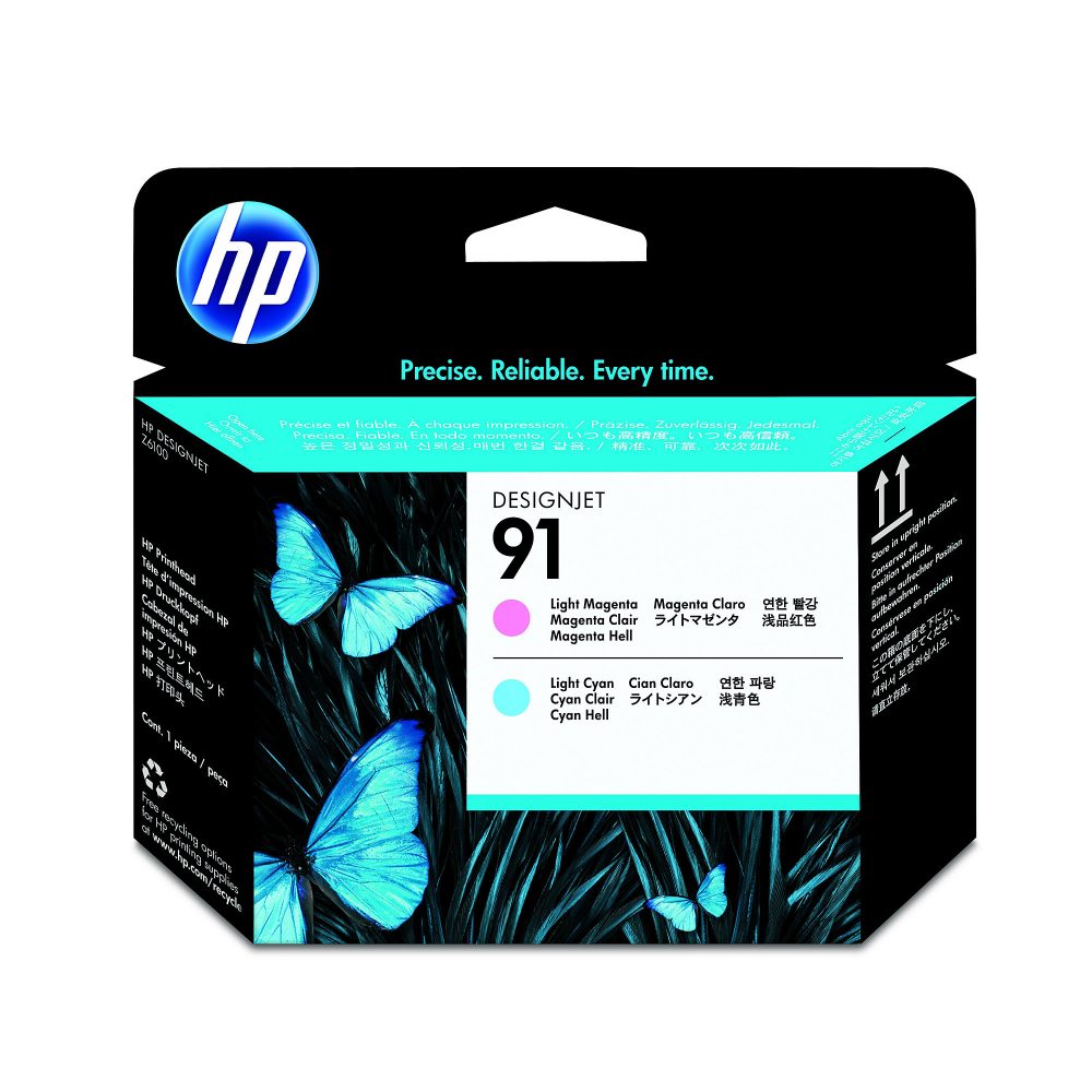 HP 91 Druckkopf magenta hell und cyan hell