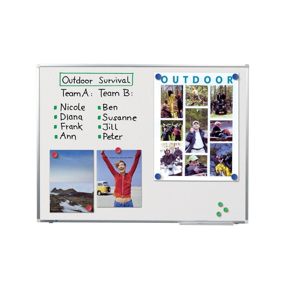 Legamaster Premium Plus Whiteboard Emaille Magnetisch 150 x 120 cm
