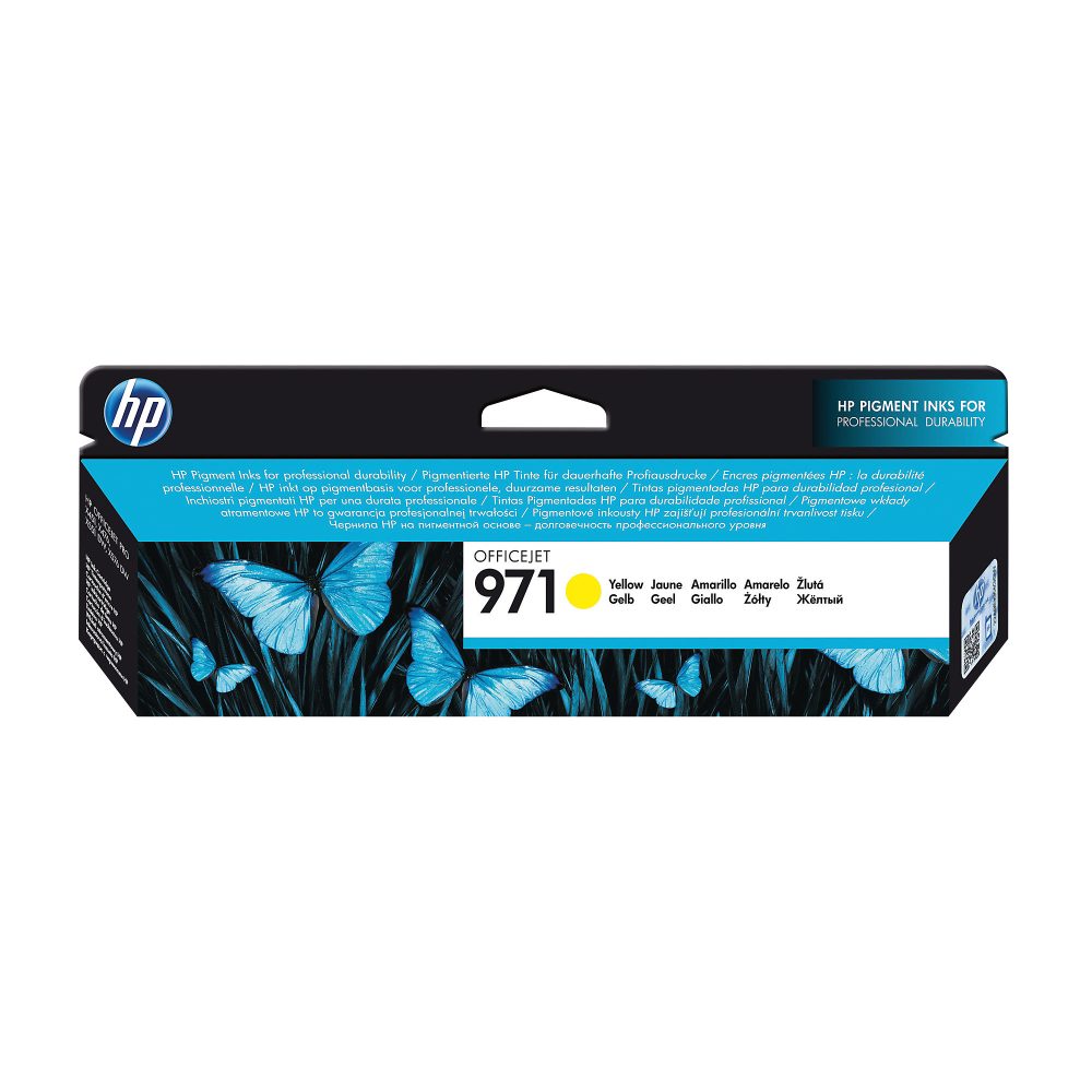 HP Tintenpatrone 971 yellow CN624AE OfficeJet Pro X451/576 2500 S.