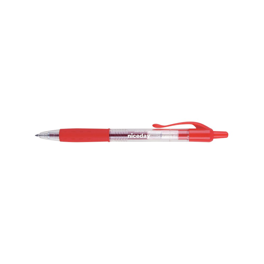 Niceday Gelschreiber GRRBF0.5 0.5 mm Rot