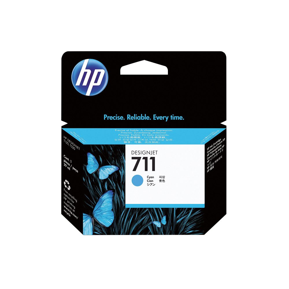 HP Tintenpatrone 711 cyan CZ130A DesignJet T120/520 29ml