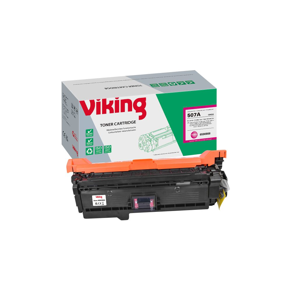 Viking 507A Kompatibel HP Tonerkartusche CE403A Magenta
