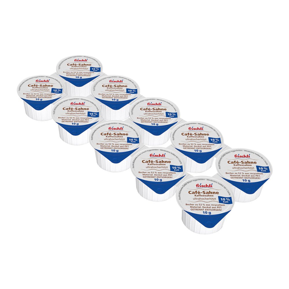 Hellma Kaffeesahne 10 % 10 Stück à 10 g
