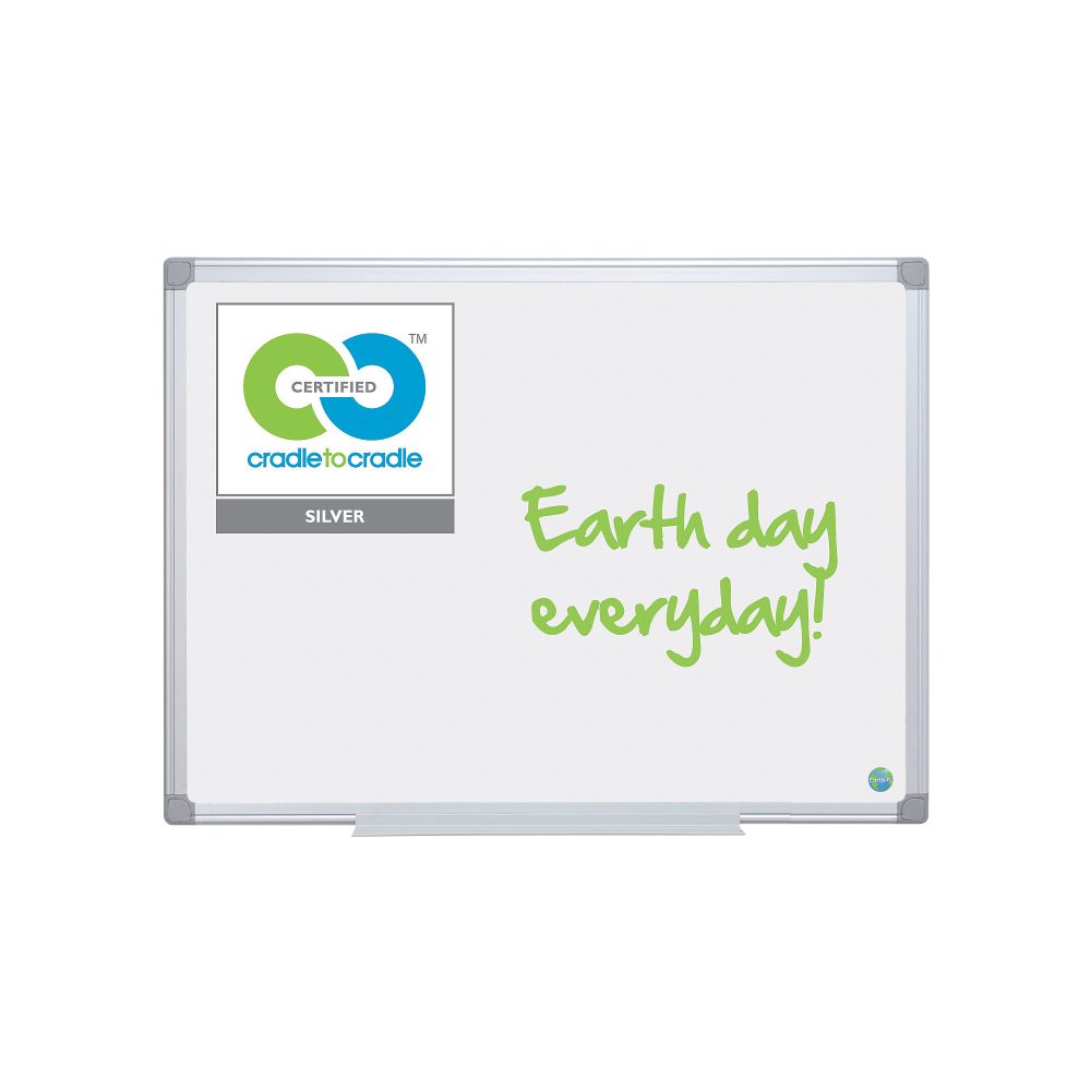 Bi-Office Earth-It Whiteboard Emaille Magnetisch 90 x 60 cm
