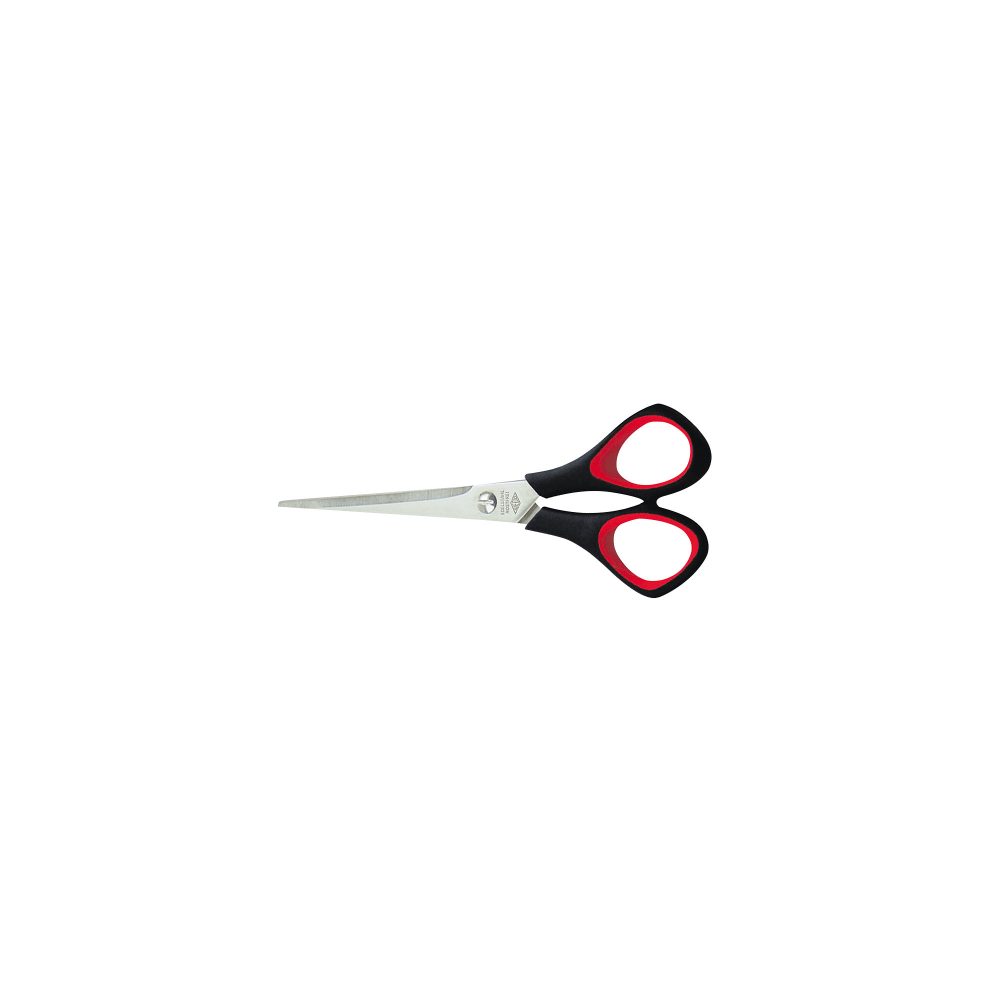 WEDO Schere für Rechtshänder Schwarz, Rot 160 mm
