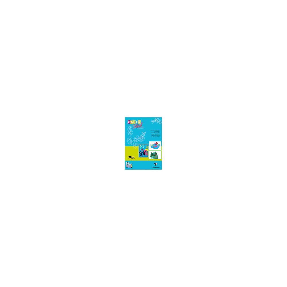 Clairefontaine DIN A3 Tonpapier Farbig sortiert 130 g/m² Glatt 20 Blatt