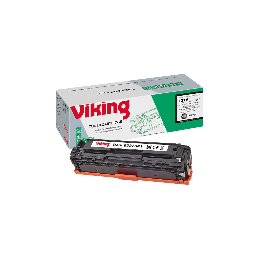 Viking 131A Kompatibel HP Tonerkartusche CF210A Schwarz