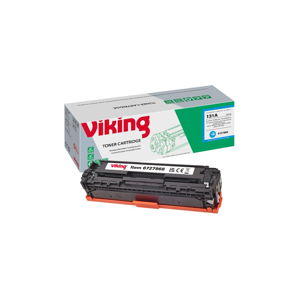 Viking 131A Kompatibel HP Tonerkartusche CF211A Cyan