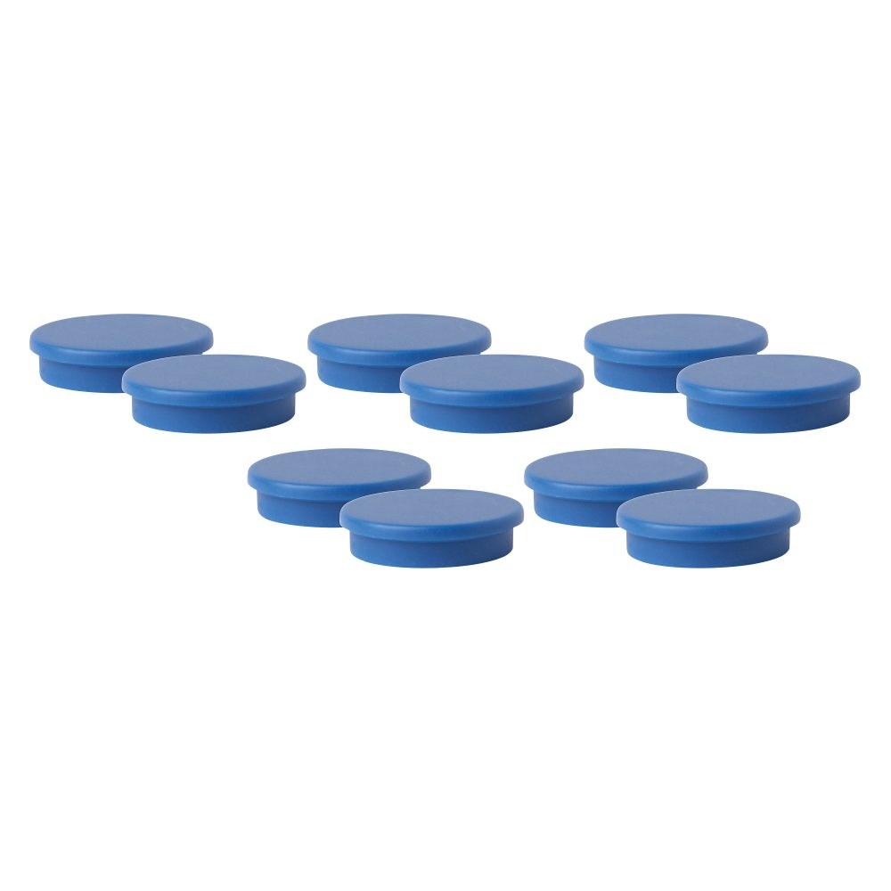 Niceday Whiteboard Magnete Blau 3 cm 10 Stück