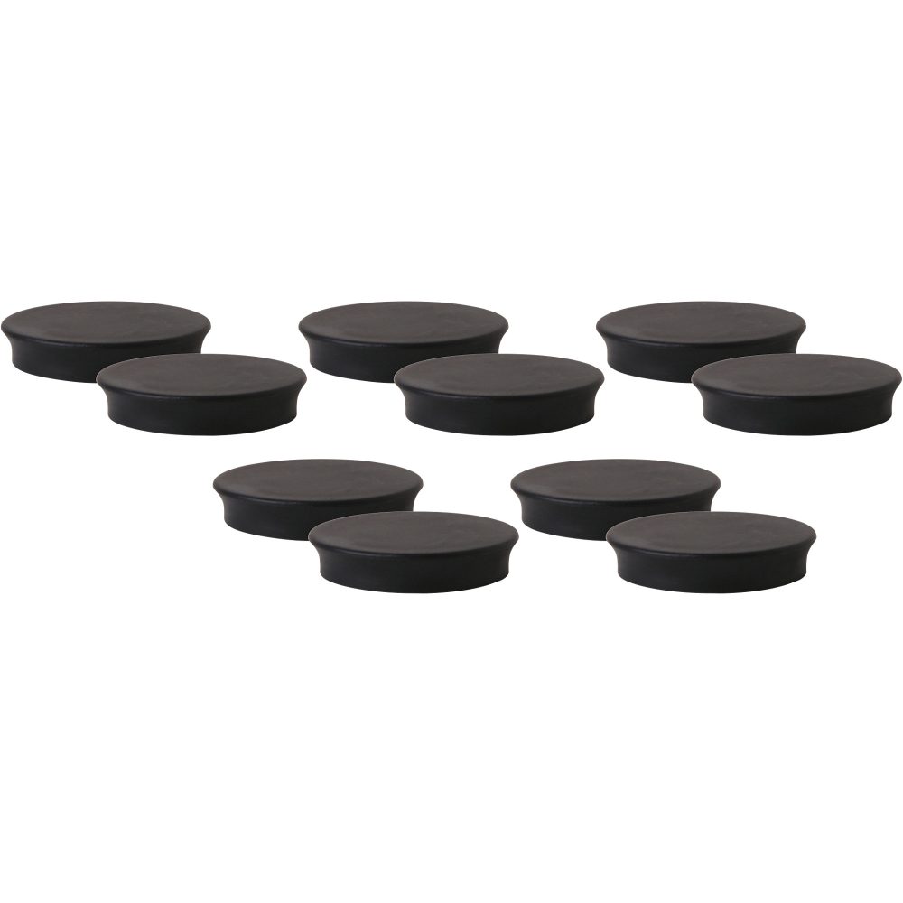 Niceday Whiteboard Magnete Schwarz 4 x 4 cm 10 Stück