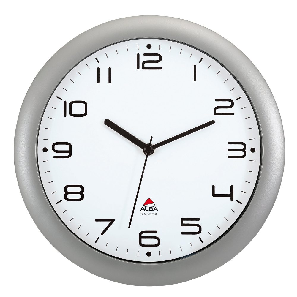 Alba Wanduhr Hornew 30 x 5,5 cm Grau