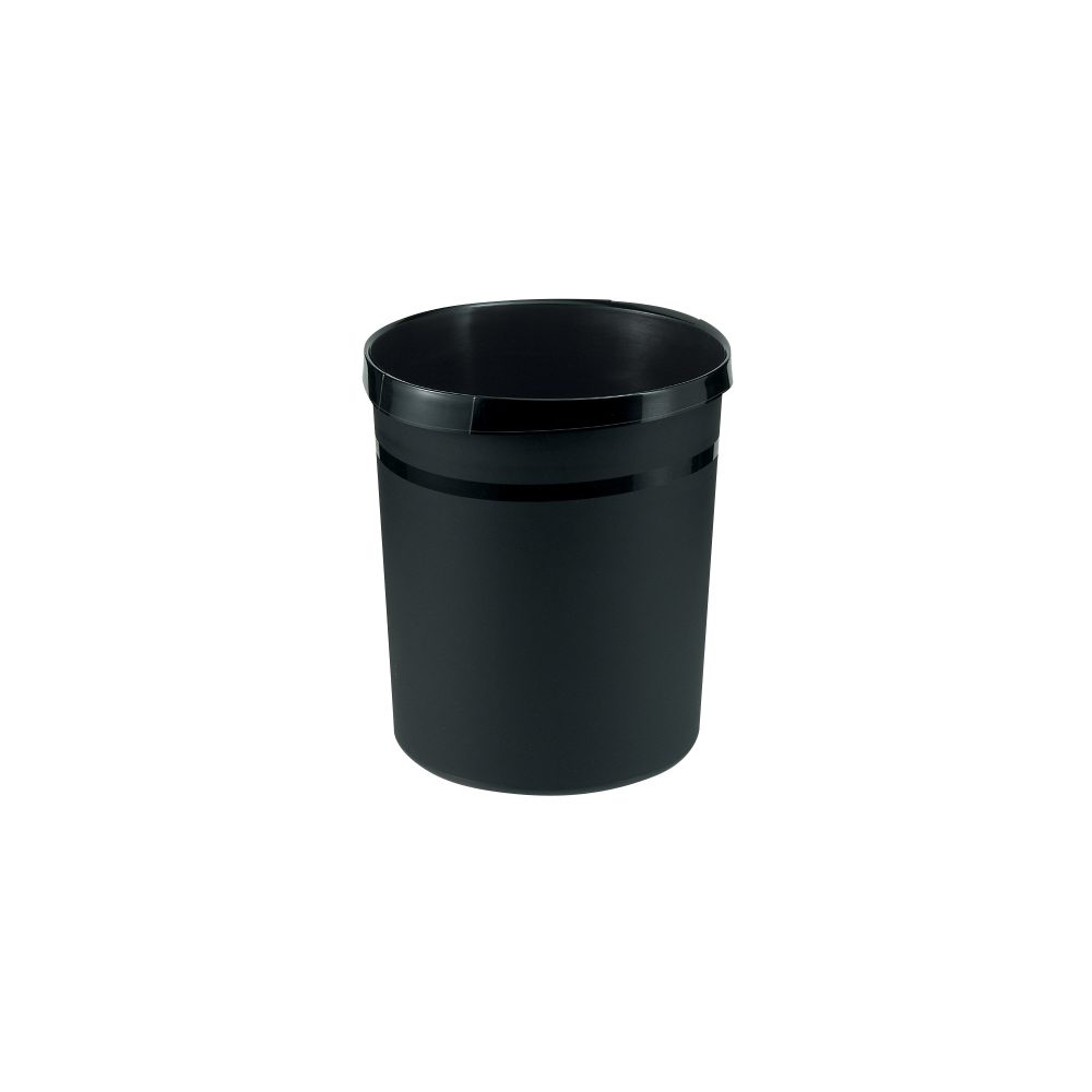Papierkorb 18 l HAN Grip (Ø x H) 312 mm x 350 mm Schwarz 1 St.