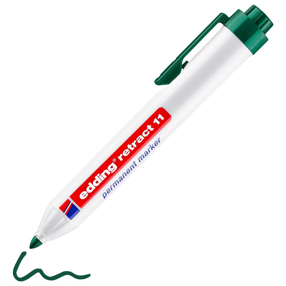 edding Permanentmarker Rundspitze Grün 3 mm
