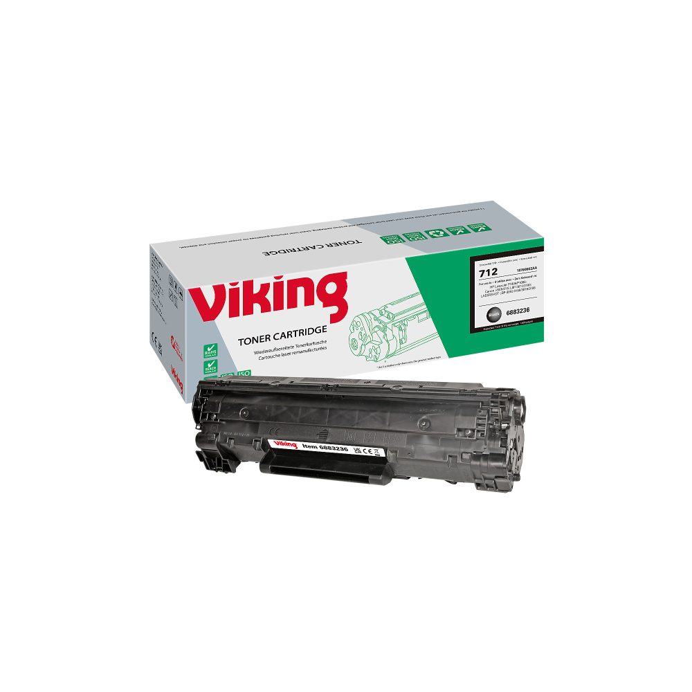 Viking 712 Kompatibel Canon Tonerkartusche Schwarz
