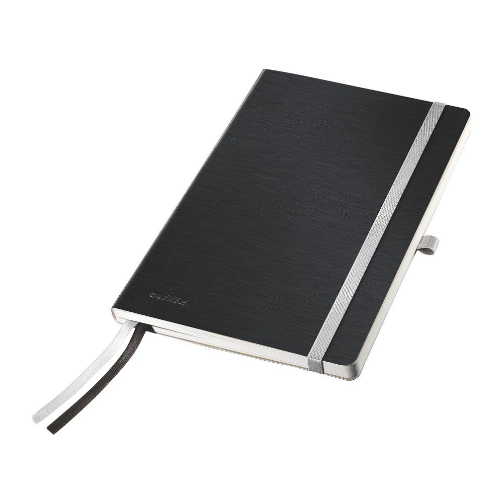 Leitz Style Notizbuch DIN A5 Liniert Gebunden Soft Cover Schwarz Nicht perforiert 160 Seiten 80 Blatt