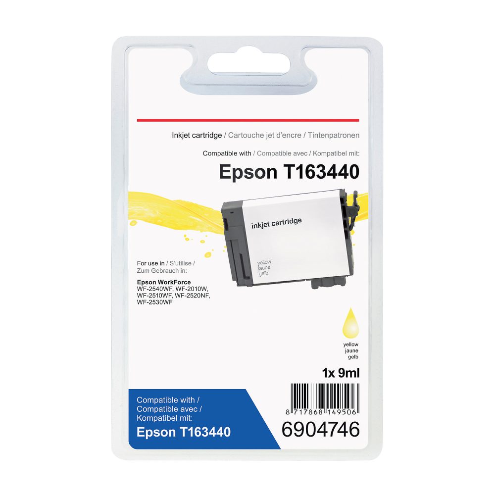 Office Depot 16XL Kompatibel Epson Tintenpatrone T163440 Gelb