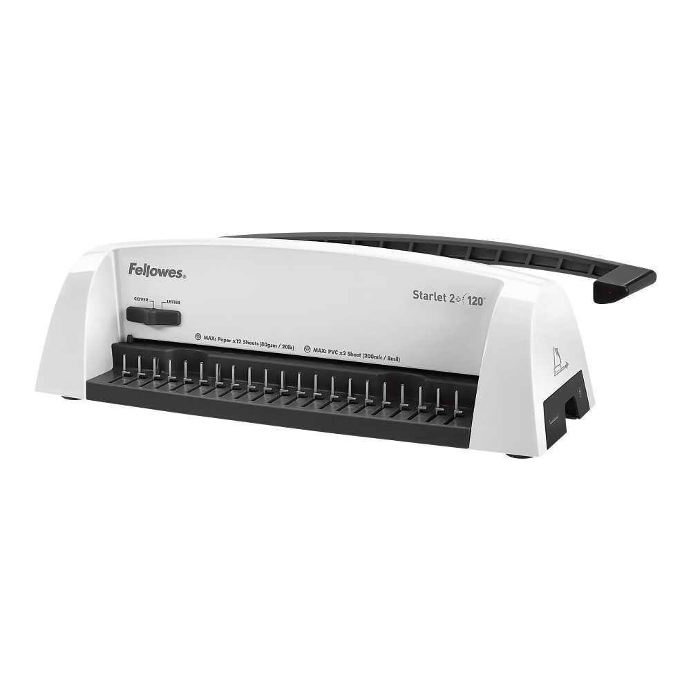 FELLOWES Plastikbindeger&auml;t Starlet 2 A4 5227901 schwarz/weiss