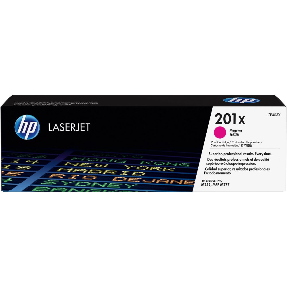 HP Toner-Modul 201X magenta CF403X CLJ Pro M252/MFP277 2300 S.