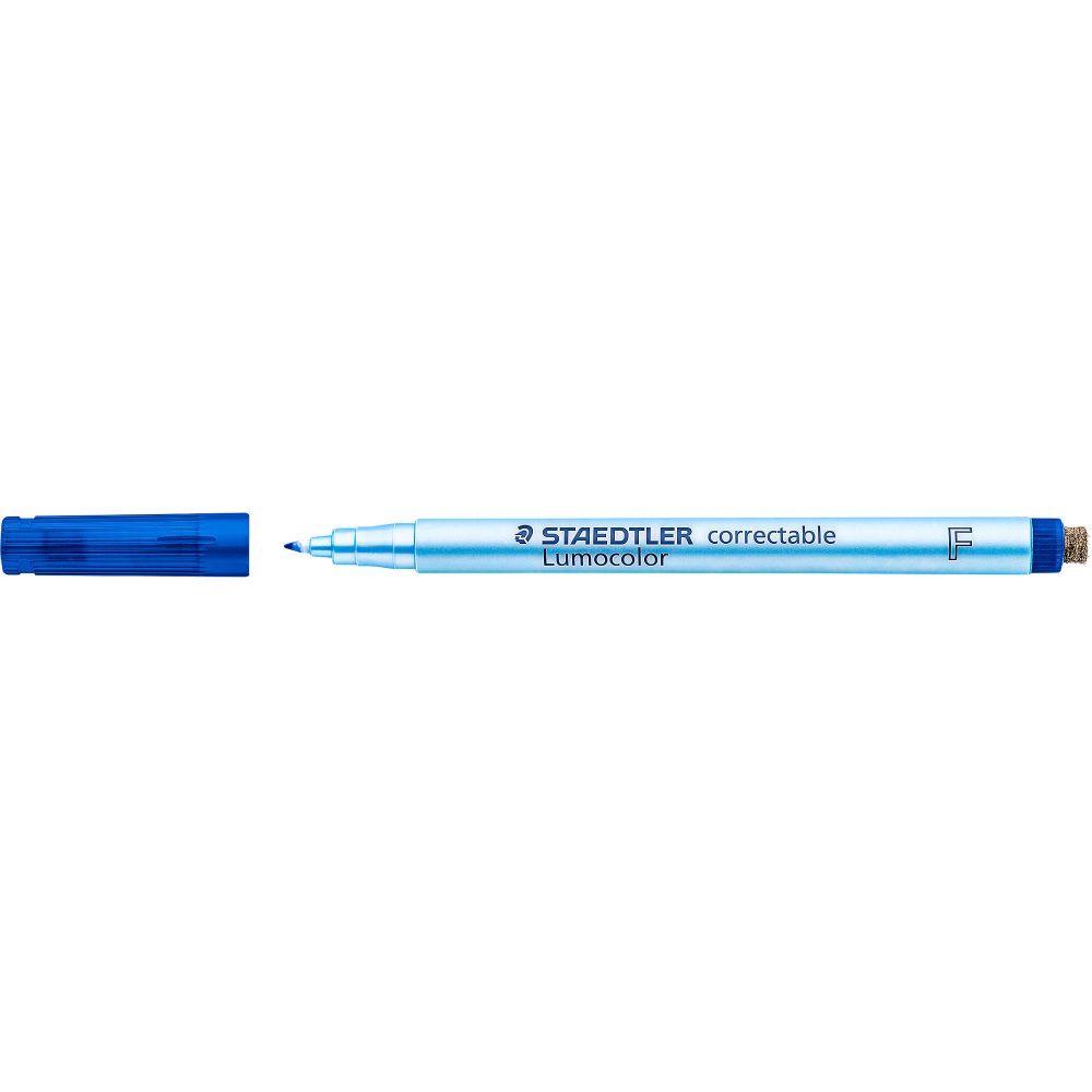 STAEDTLER Lumocolour Marker Faserspitze Blau