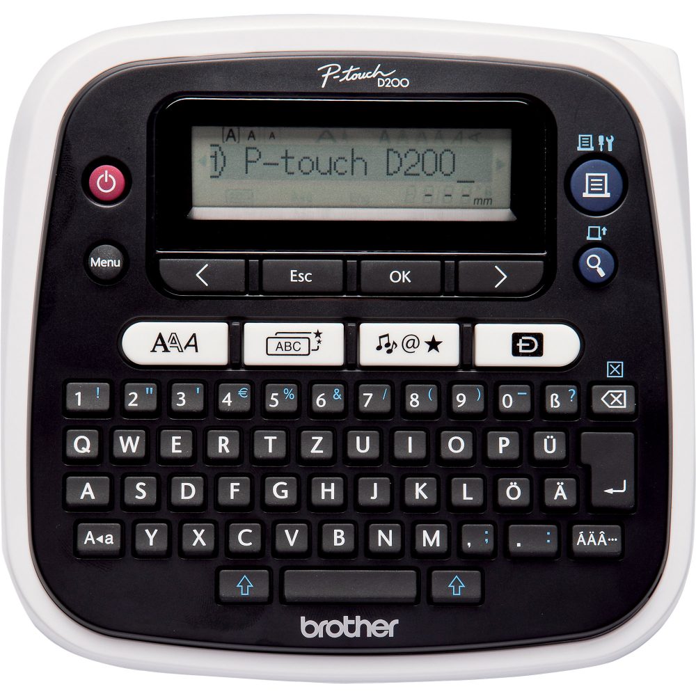 P-Touch D200BW, Beschriftungsgerät