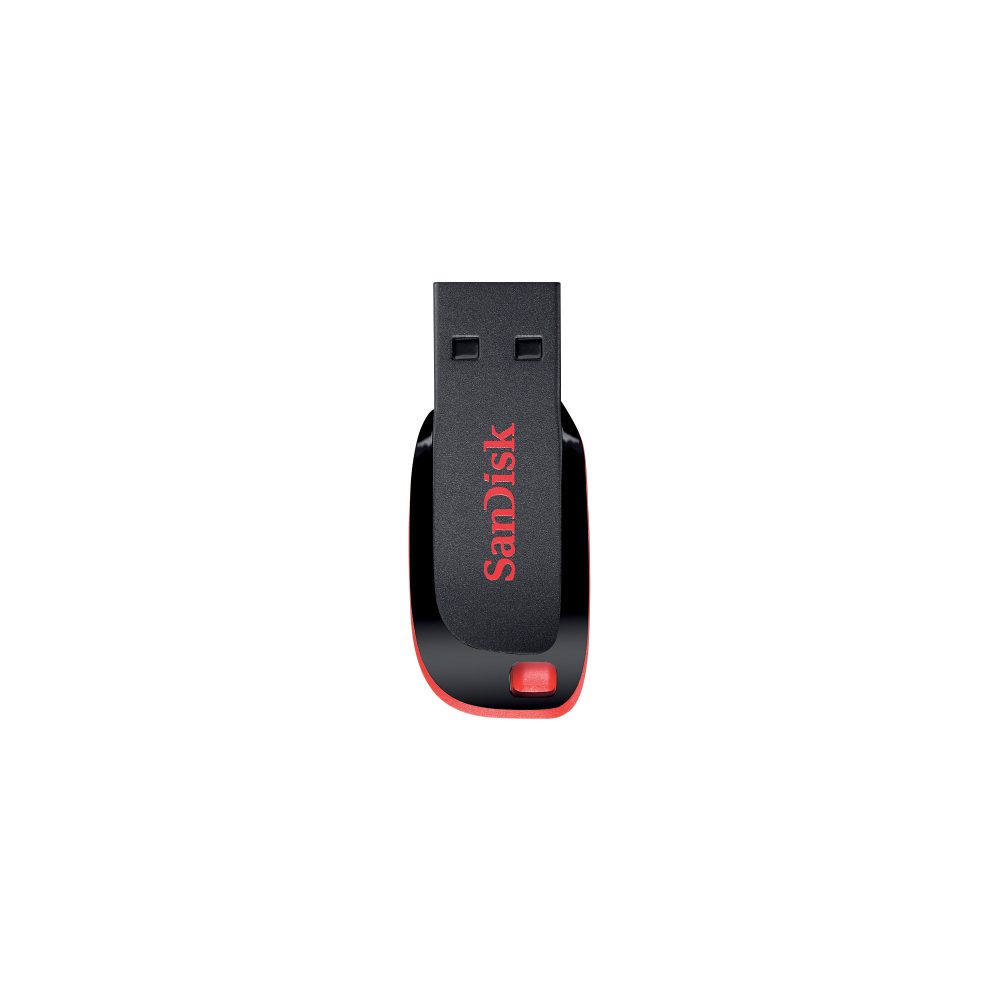 SanDisk USB 2.0 USB-Stick Cruzer Blade 128 GB Schwarz, Rot
