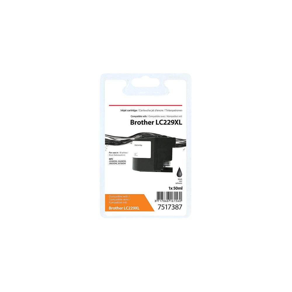 Office Depot LC229XLBK Kompatibel Brother Tintenpatrone Schwarz