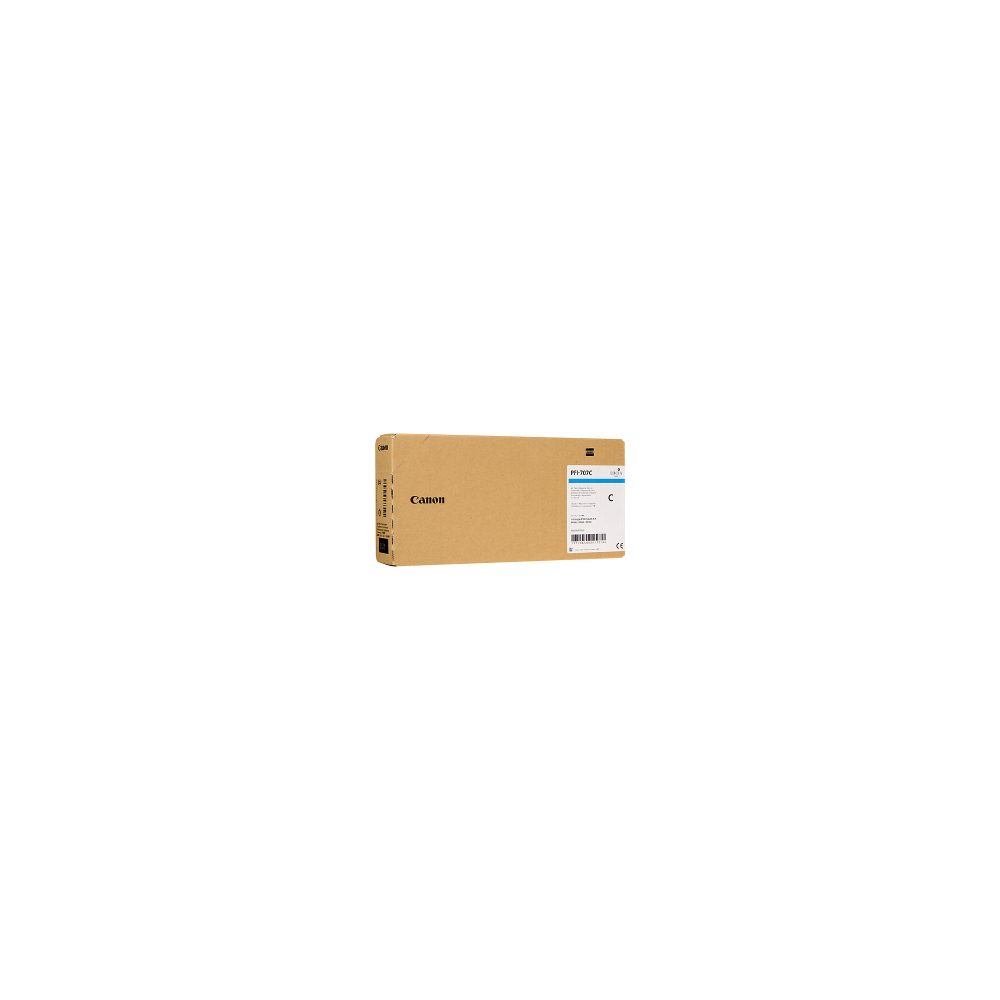 Canon Tintenpatrone PFI-707C Original Cyan 9822B001 Druckerpatrone