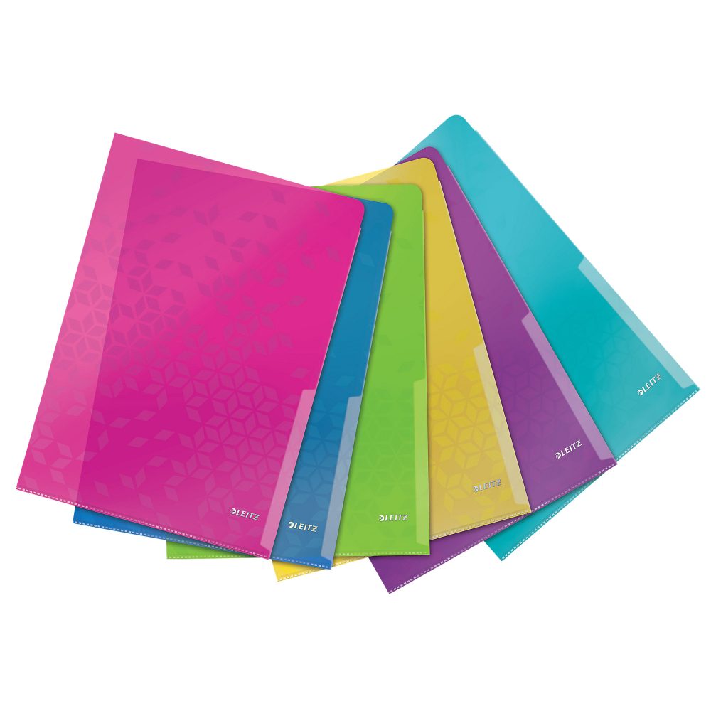 LEITZ Sichth&uuml;lle WOW A4 40500099 6-farbig assortiert 6 Stk.