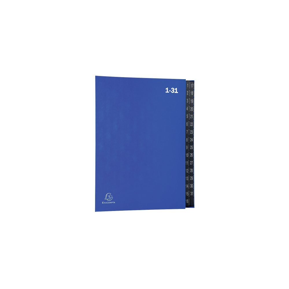 Exacompta Pultordner 57042E DIN A4 Blau Hartpappe