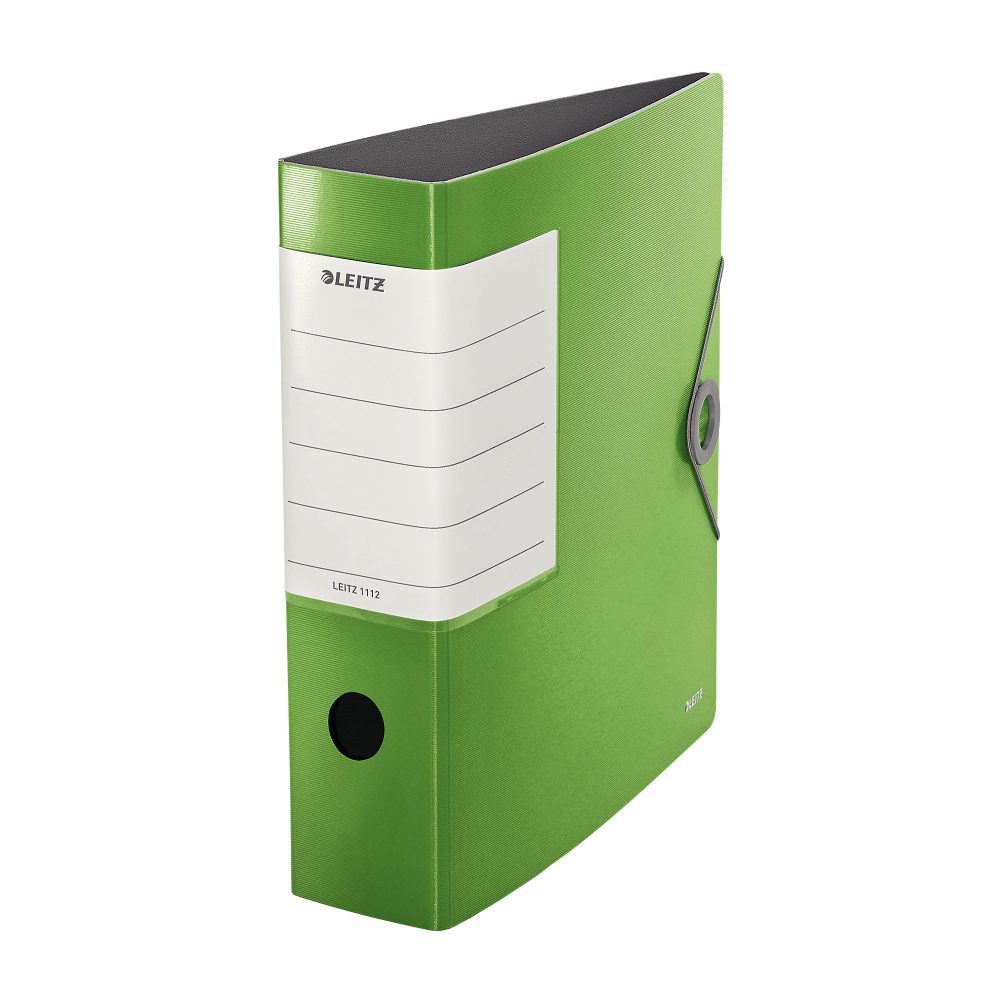Leitz 180° Solid Ordner A4 82 mm Hellgrün 2 Ringe 1112 Polyschaum Hochformat