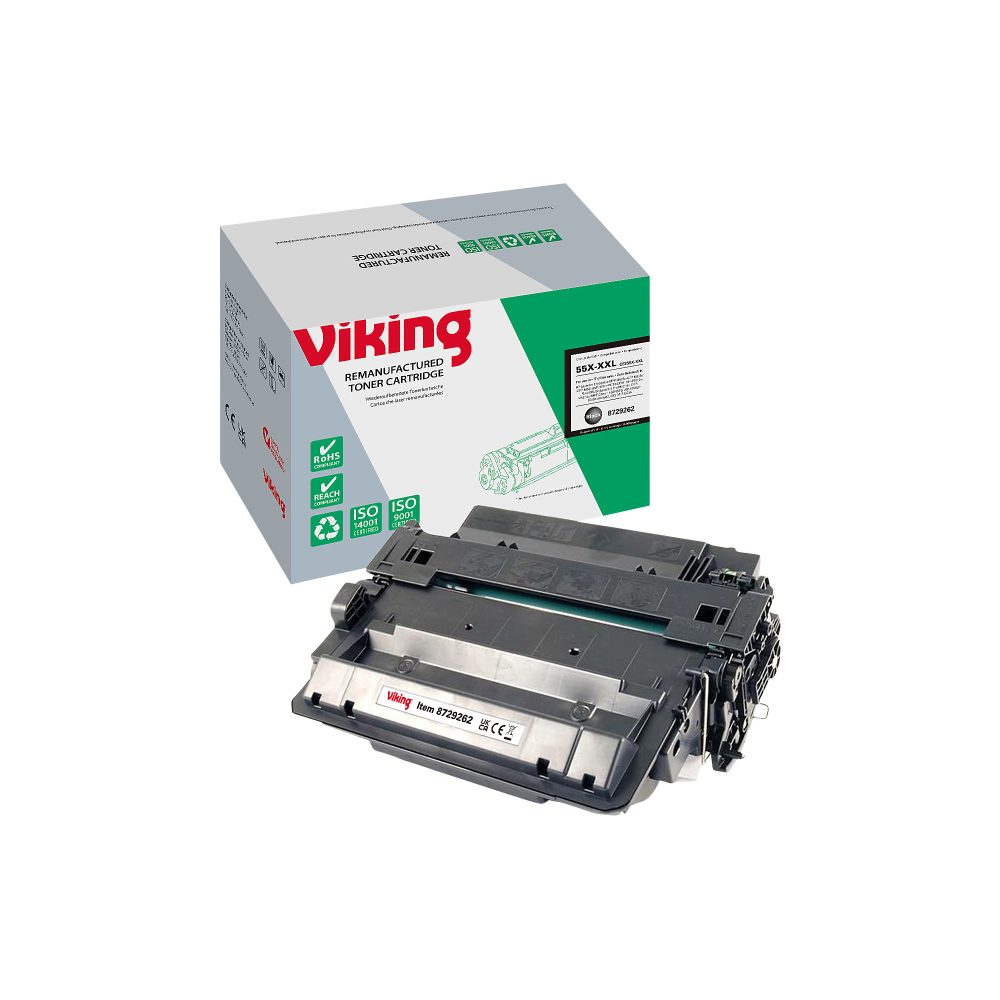 Viking 55X-XXL Kompatibel HP Tonerkartusche CE255X-XXL Schwarz