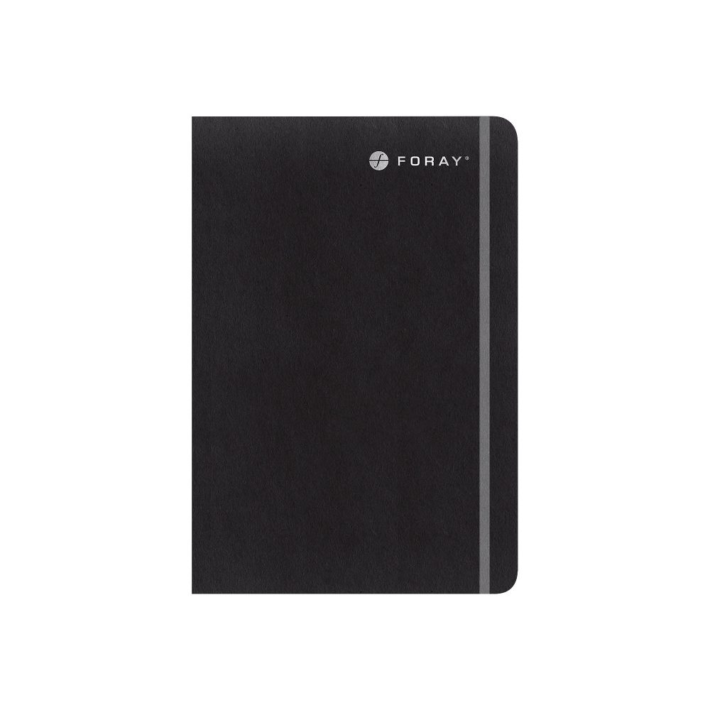 Foray Executive DIN A5 Fallgebunden Schwarz Weiches PU Cover Notizbuch Liniert 100 Sheets