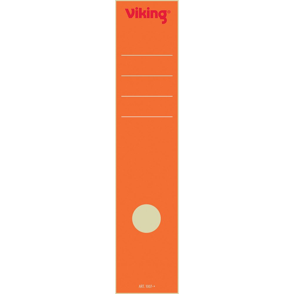 Viking Rückenschilder Spezial 60 x 285 mm Rot 10 Stück