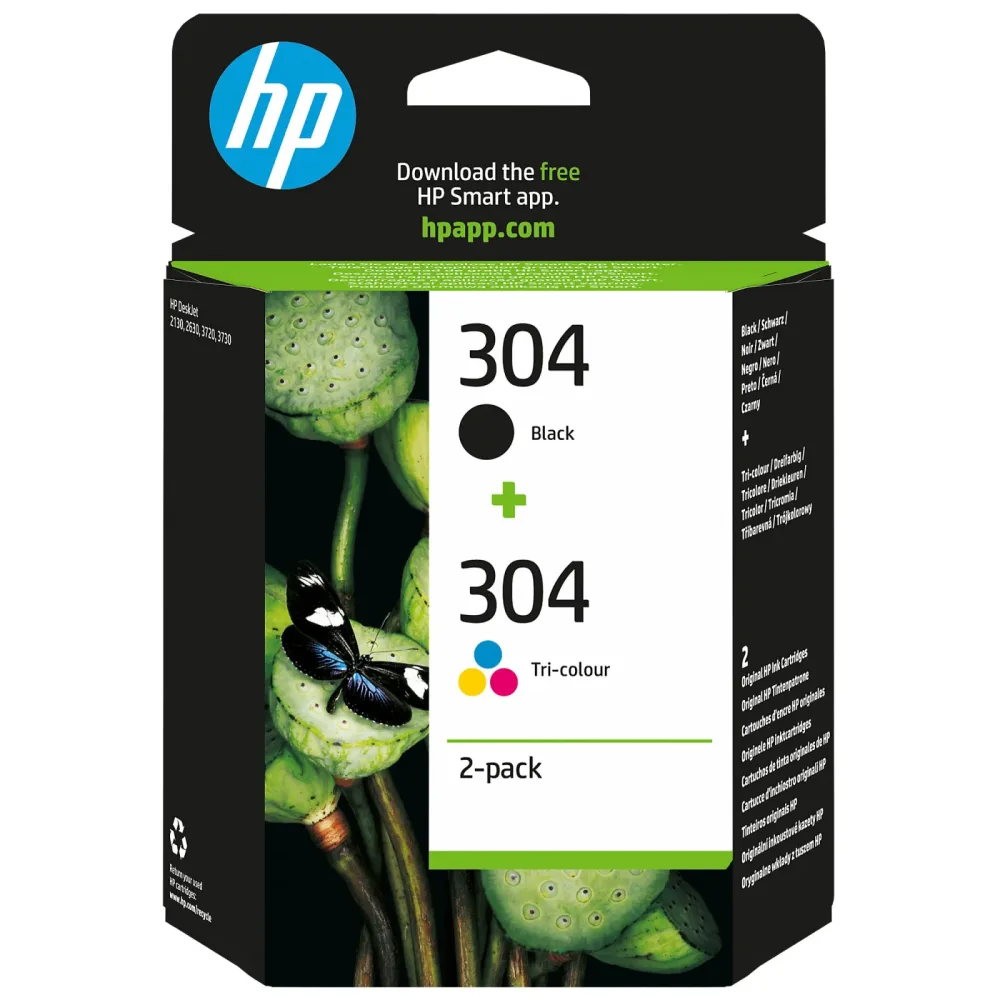HP Combopack 304 BK/color 3JB05AE DeskJet 2620 120/100 Seiten