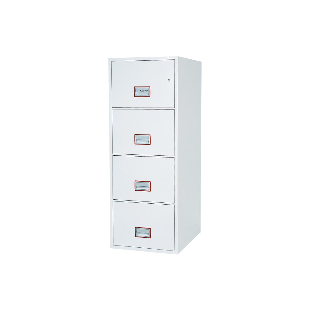 Phoenix Feuersicherer Hängeregistraturschrank FS2264K Weiß 530 x 805 x 1.405 mm