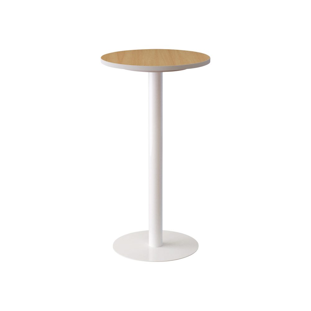 Paperflow Stehtisch Easydesk Buche, Weiss 600 x 600 x 1.100 mm
