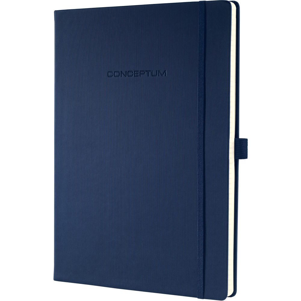 Sigel Conceptum A4 Gebunden Midnight Blue Hardcover-Notizbuch Liniert 97 Blatt