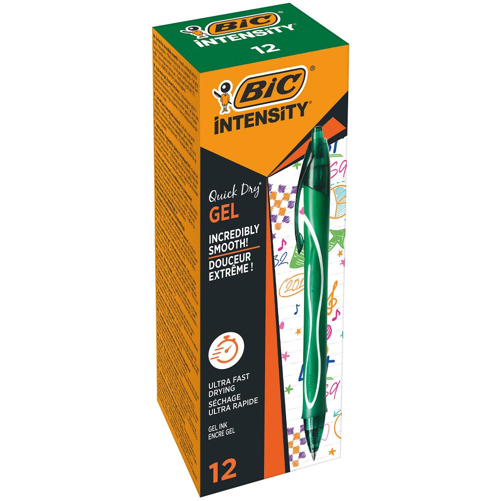 BIC Gel-ocity quick dry 964771 gr&uuml;n, 12 St&uuml;ck