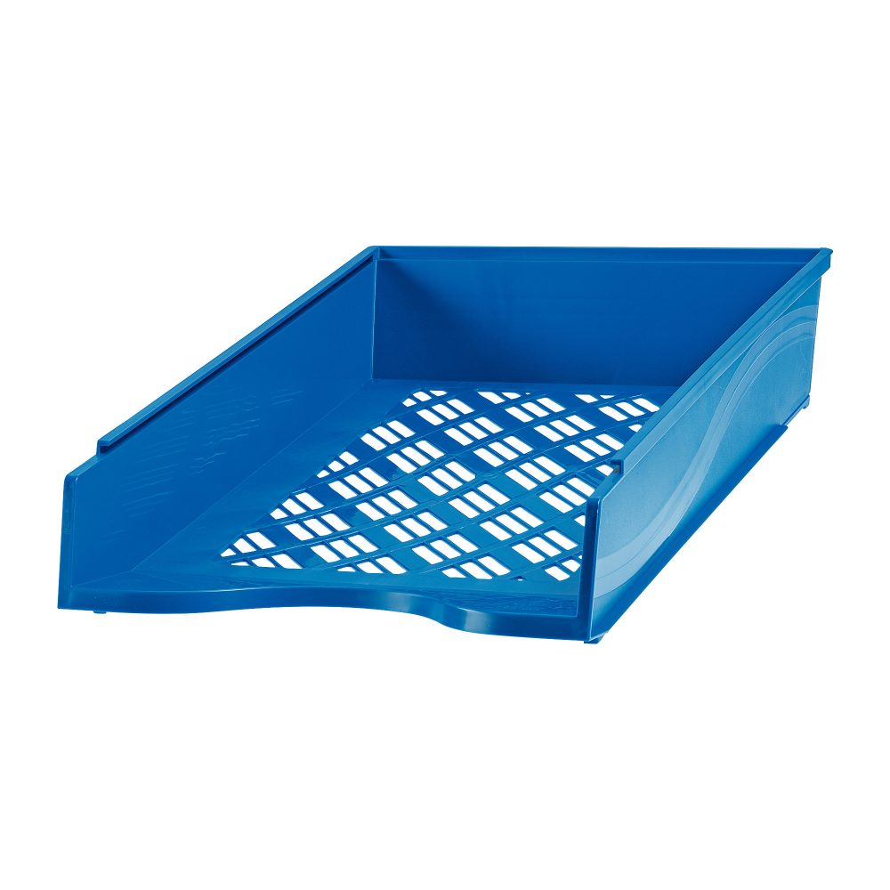 Bene Briefablage 60100 DIN A4 Polystyrol Blau 25,5 x 37 x 6,5 cm